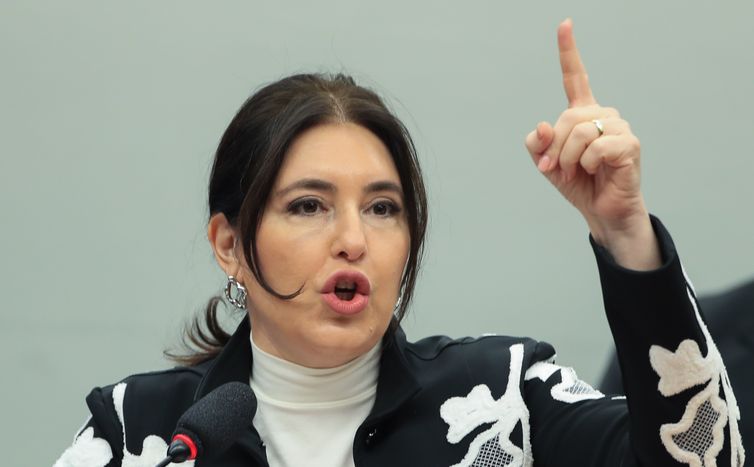 Brasília (DF), 09/07/2025  - Ministra do Planejamento e Orçamento, Simone Tebet, durante audiência pública em Três comissões da Câmara. Foto: Lula Marques/Agência Brasil