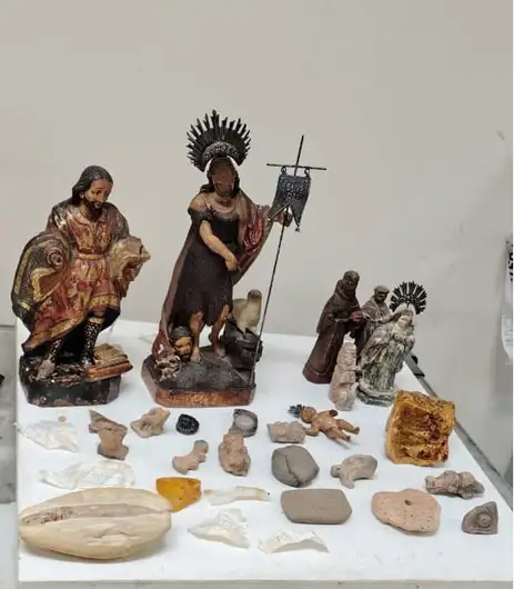 Rio de Janeiro (RJ), 09/01/2026 - Polícia Federal - PF restitui peças sacras e bens arqueológicos à Arquidiocese do Rio de Janeiro. Foto: Polícia Federal/Divulgação