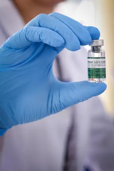 Botucatu (SP), 18/01/2026 - O ministro da Saúde, Alexandre Padilha, iniciou a vacinação contra a dengue com a primeira vacina 100% nacional, de dose única, desenvolvida pelo Instituto Butantan. Foto: Walterson Rosa/MS