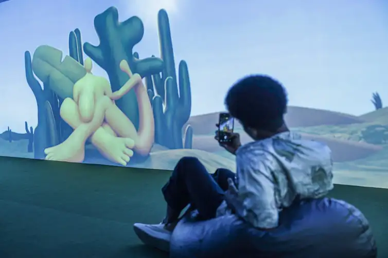 Brasília (DF), 10/02/2026 - Visita guiada no centro cultural TCU à exposição “Transbordar o mundo: os olhares de Tarsila do Amaral”, que estará aberta ao público a partir de 11 de fevereiro.
Foto: Joédson Alves/Agência Brasil