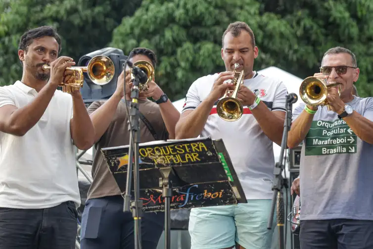 Brasília (DF), 15/02/2026 - Carnaval de rua, bloco Galinho.
Foto: Joédson Alves/Agência Brasil