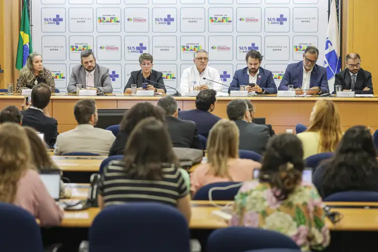 Brasília (DF), 26/02/2026 - O ministro da Saúde, Alexandre Padilha, durante anuncio de um conjunto de ações para reduzir o tempo de espera no diagnóstico e no tratamento de doenças raras no Sistema Único de Saúde (SUS). 
Foto: Joédson Alves/Agência Brasil