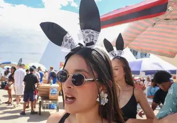 Valter Campanato/Agência Brasil Brasília (DF), 14/02/2026 – A estudante Ana Luiza fala com Agência Brasil, durante apresentação do Bloco do Amor no museu da republica.
Foto: Valter Campanato/Agência Brasil