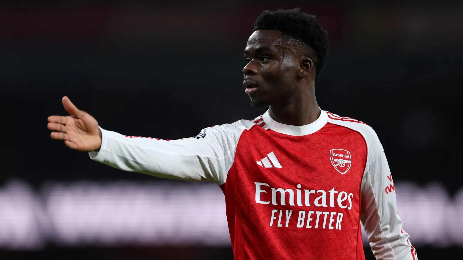 Bukayo Saka do Arsenal.