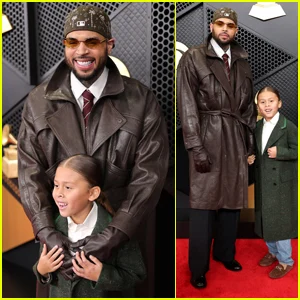 Chris Brown traz o filho Aeko Cartori como seu acompanhante no Grammy 2026