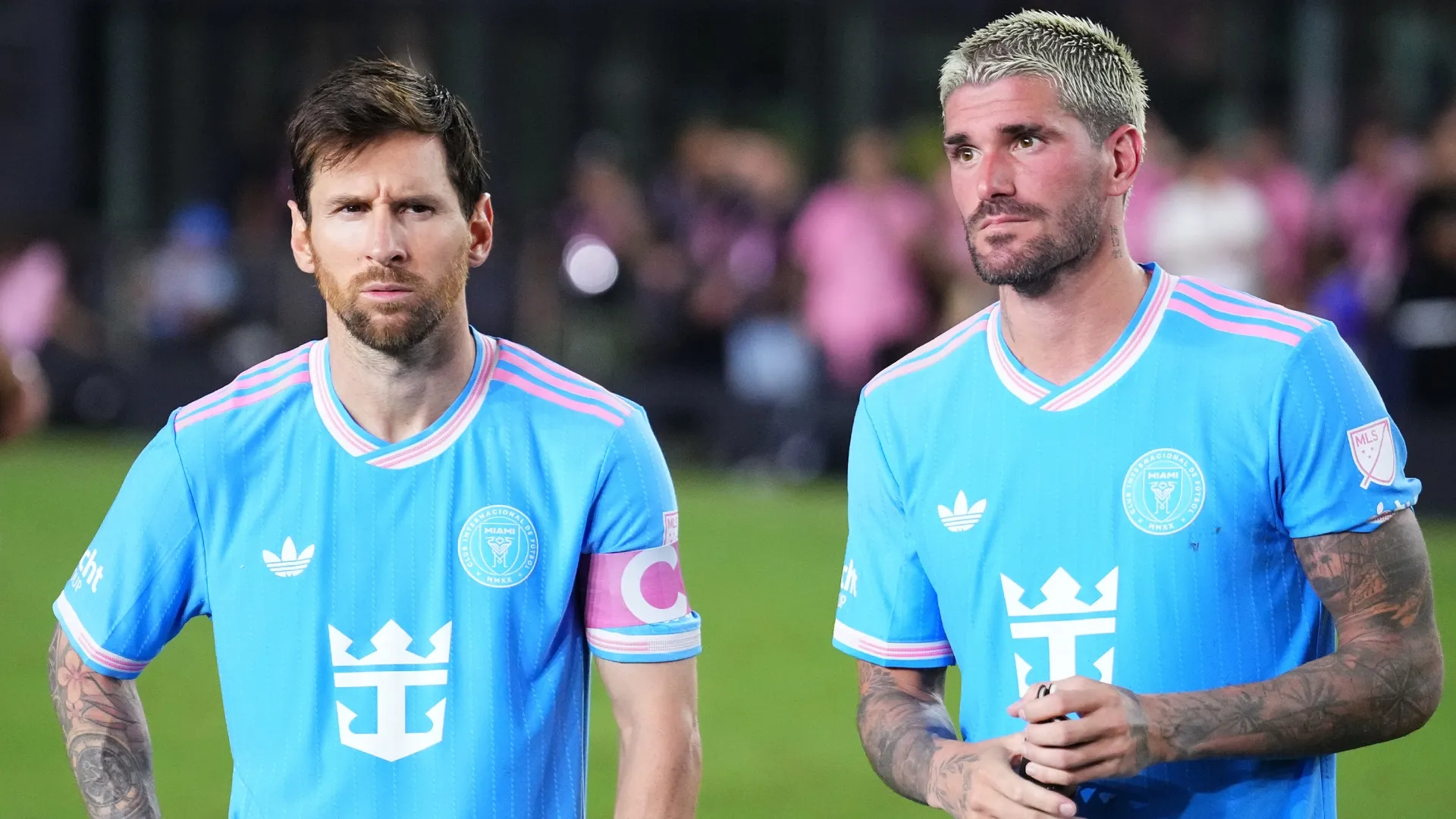 Messi #10 e Rodrig De Paul #7 do Inter Miami CF.