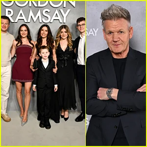 Gordon Ramsay recebe apoio de esposa e filhos no evento de lançamento da Netflix Docu-Series!