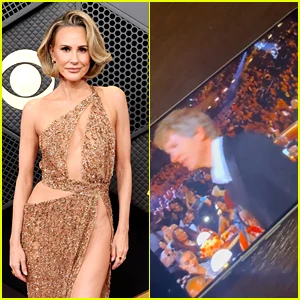 Keltie Knight reage ao marido bloqueando a câmera no Grammy 2026 e sendo chamada por Trevor Noah