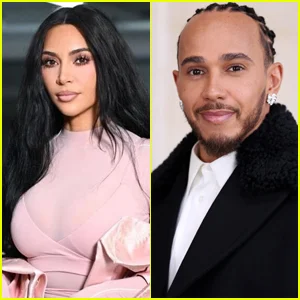 Kim Kardashian sai com Lewis Hamilton em Paris enquanto promove a colaboração Nike X SKIMS
