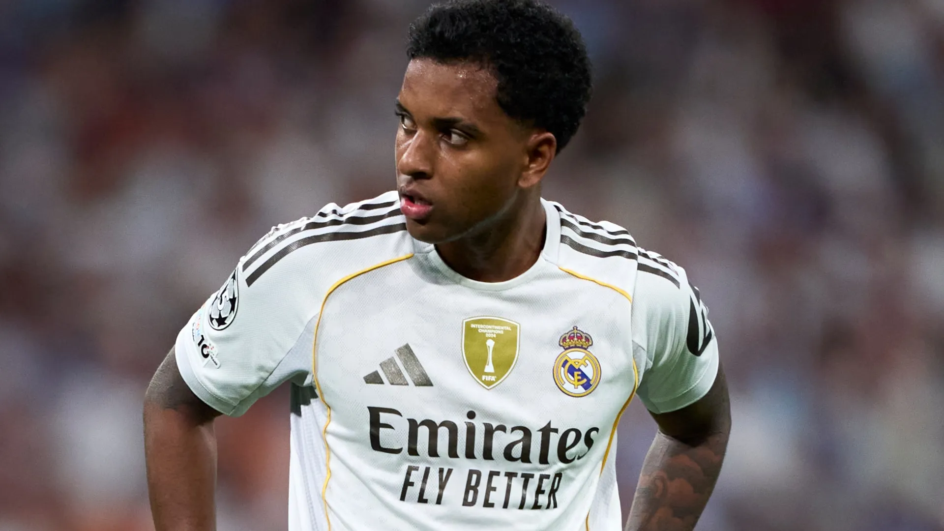 Rodrygo, do Real Madrid, segue em frente