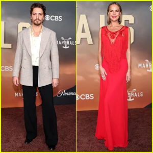 Luke Grimes, Arielle Kebbel e mais saem para a estreia de 'Marshals'