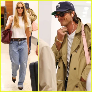 Margot Robbie e Jacob Elordi pousam em sua Austrália natal durante a turnê de imprensa de 'Wuthering Heights'