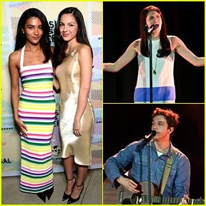 Olivia Rodrigo se junta a Olivia Dean e mais estrelas em ascensão no showcase do artista 'Music Is Universal' antes do Grammy 2026