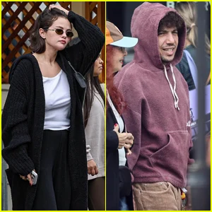 Selena Gomez e Benny Blanco fazem brunch com a família em Los Angeles