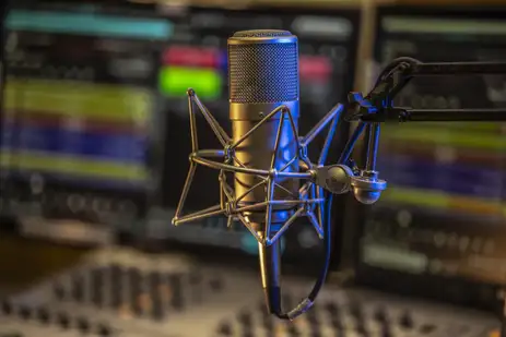 Brasília (DF) 01/08/2023 - Fotografia de um estúdio de rádio na Empresa Brasil de Comunicação (EBC).
Foto: Joédson Alves/Agência Brasil