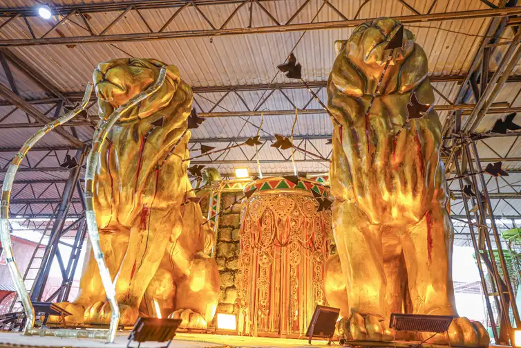 Rio de Janeiro (RJ), 12/02/2026 – Alegorias da Unidos de Padre Miguel  - Escolas da Série Ouro do Rio terão competição acirrada pelo campeonato.
Foto: Carlos Lucio/ UPM