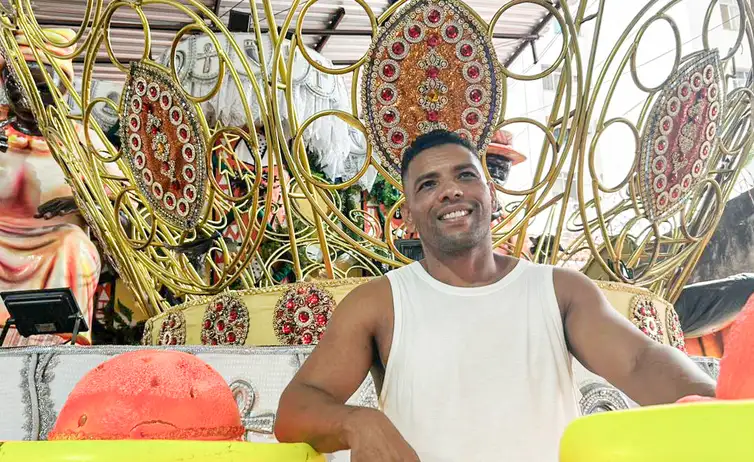 Rio de Janeiro (RJ), 12/02/2026 – Carnavalesco da Estácio de Sá, Marcus Paulo - Escolas da Série Ouro do Rio terão competição acirrada pelo campeonato.
Foto: w7produções/Divulgação