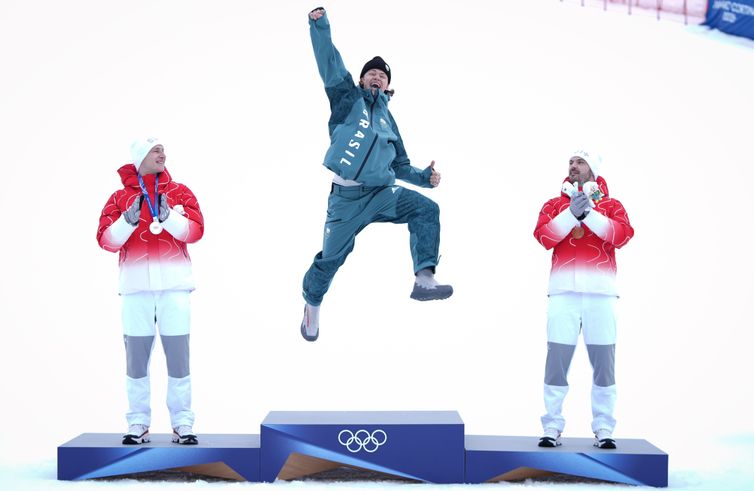 Rafael Bello/COB/Direitos Reservados Jogos Olímpicos de Inverno, Lucas Pinheiro Braathen, slalom gigante