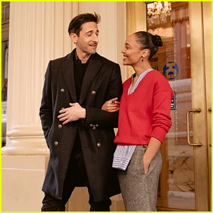 Adrien Brody e Tessa Thompson encontram a imprensa em meio aos ensaios para estreia na Broadway em 'The Fear of 13'