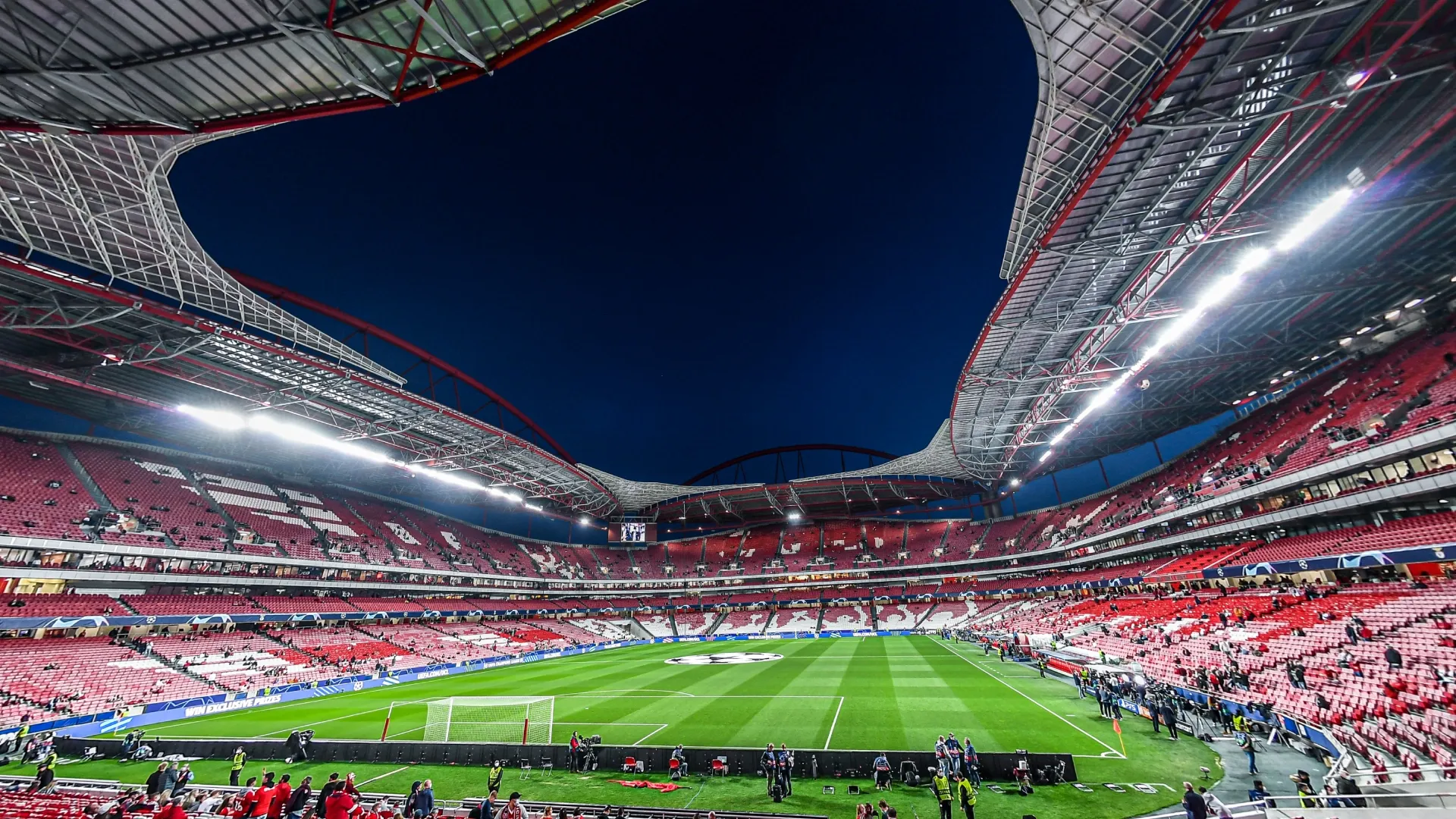 Vista geral do Estádio da Luz.
