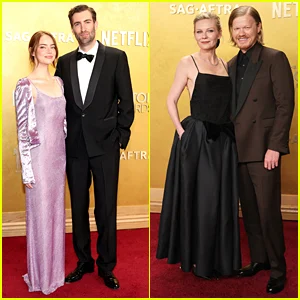 'Bugonia' leva Emma Stone e Jesse Plemons a um encontro noturno com seus cônjuges no Actor Awards 2026