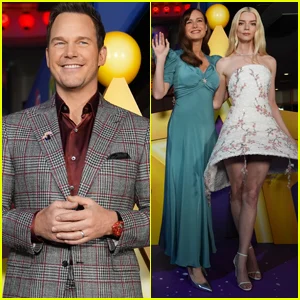 Chris Pratt se junta a Brie Larson, Anya Taylor-Joy e mais estrelas na estreia de 'The Super Mario Galaxy Movie' no Japão!