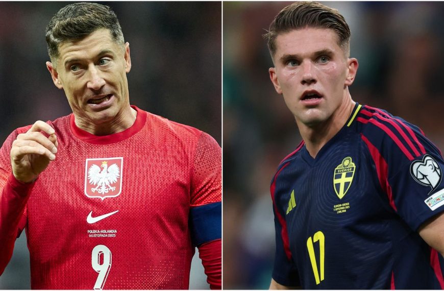 Como a vitória, empate ou derrota da Polónia contra a Suécia hoje pode afectar as Eliminatórias para o Campeonato do Mundo de 2026 da UEFA