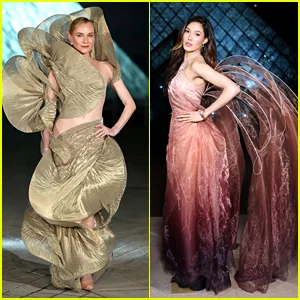 Diane Kruger e Eileen Gu Wow em Iris Van Herpen Designs no jantar repleto de estrelas no Louvre durante a Paris Fashion Week