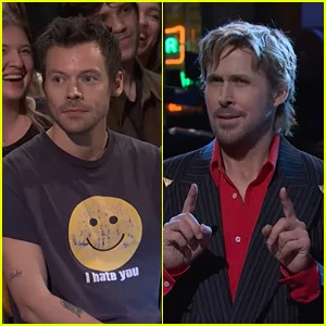 Harry Styles faz uma aparição surpresa em 'SNL', monólogo de abertura de Crashes Ryan Gosling - Assista!
