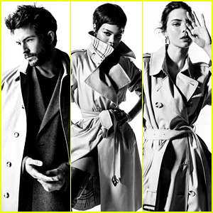Jonathan Bailey, Teyana Taylor, Kendall Jenner e mais 20 estrelas aparecem no novo Trench Camapign da Burberry!