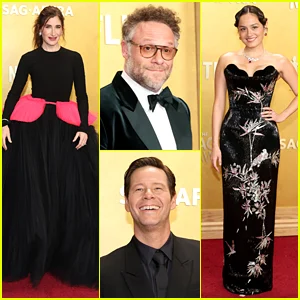 Kathryn Hahn, Seth Rogen e mais estrelas de 'The Studio' chegam para o Actor Awards 2026