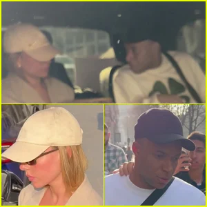 Kylian Mbappé, do Real Madrid, e Ester Expósito, da Elite, fotografados juntos, gerando rumores de romance