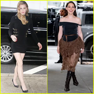 Lili Reinhart e Victoria Pedretti lideram elenco de 'Forbidden Fruits' para promoção em Nova York