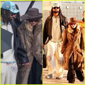 Madonna e seu namorado Akeem Morris durante um passeio em Veneza