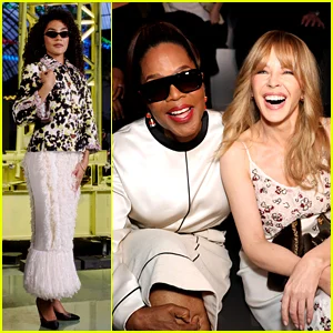 Oprah Winfrey conhece Olivia Dean pela primeira vez e sai com Kylie Minogue no desfile de moda da Chanel