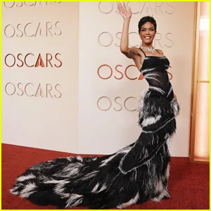 Teyana Taylor usa vestido Chanel deslumbrante no Oscar 2026