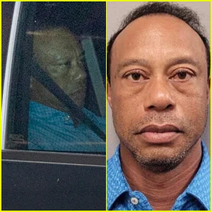 Tiger Woods visto saindo da prisão após prisão por DUI, Mugshot liberado