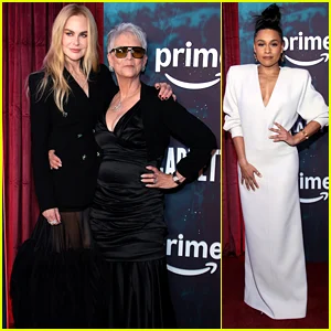 Trio vencedor do Oscar Nicole Kidman, Jamie Lee Curtis e Ariana DeBose comparecem à estreia repleta de estrelas de 'Scarpetta'