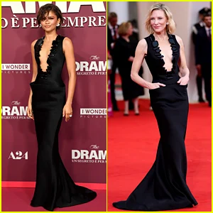 Zendaya usa 'algo emprestado' de Cate Blanchett e veste novamente seu vestido Armani para a estreia de 'The Drama' em Roma