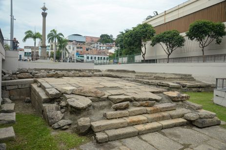 Tomaz Silva/Agência Brasil Rio de Janeiro (RJ), 23/11/2023 – Cais do Valongo, na zona portuária do Rio de Janeiro, recebe obras de valorização do espaço. Foto: Tomaz Silva/Agência Brasil