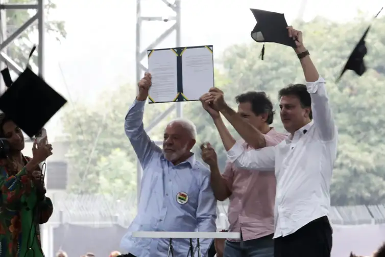 Paulo Pinto/Agência Brasil São Paulo (SP), 31/03/2026 - Presidente da República, Luiz Inácio Lula da Silva, participa de solenidade de celebrações do ProUni e da Lei de Cotas, no Anhembi. Foto: Paulo Pinto/Agência Brasil