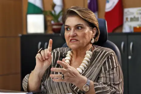 Brasília (DF), 27/12/2026 - Ministra das Mulheres, Márcia Lopes, durante entrevista com a TV Brasil e Agência Brasil. Foto: Bruno Peres/Agência Brasil