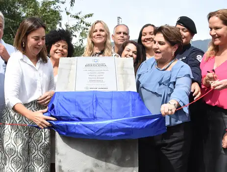 Fernanda Sabença/Divulgação Rio de Janeiro (RJ), 04/08/2025 - Casa da Mulher Brasileira - Pedra Fundamental .
Foto: Fernanda Sabença/Divulgação