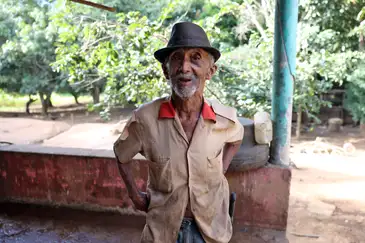 Valter Campanato/Agência Brasil Brasília (DF), 26/03/2026 - Joaquim Moreira, morador do Quilombola Antinha de Baixo no Santo Antônio do Descoberto. Foto: Valter Campanato/Agência Brasil