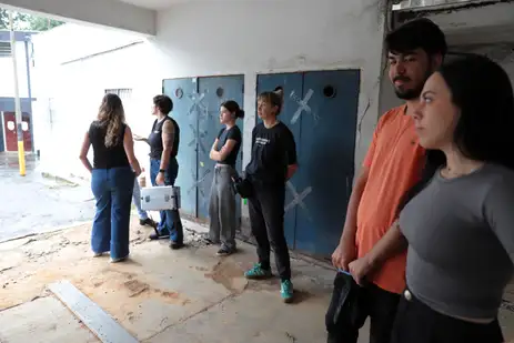 São Paulo (SP), 07/03/2026 - Pesquisadores da Unifesp identificam a cela do DOI-Codi onde Vladimir Herzog foi encontrado morto. Foto: Acássia Deliê/Divulgação