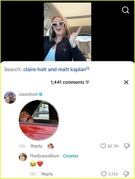 Claire Holt reage ao drama de Alex Cooper e Alix Earle