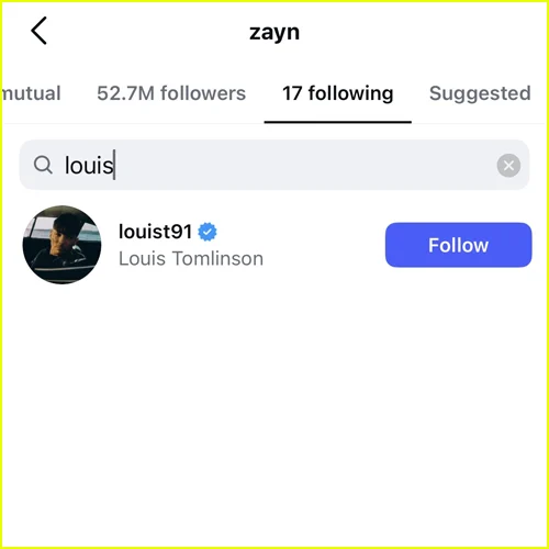 Captura de tela do Instagram