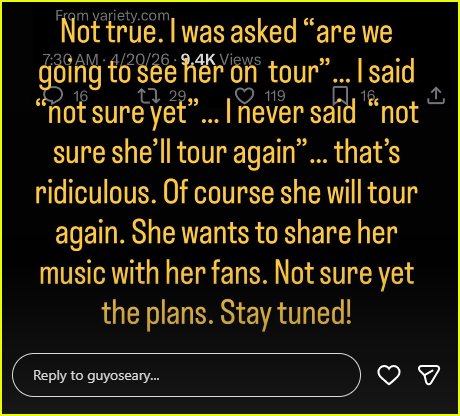 História de Guy Oseary no Instagram