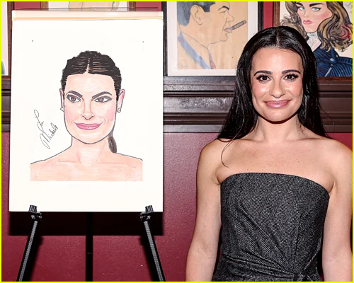 Retrato de Lea Michele e Sardi