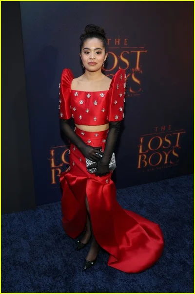 celebridades na noite de estreia de The Lost Boys